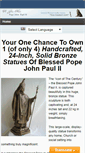 Mobile Screenshot of pope-john-paulii.com